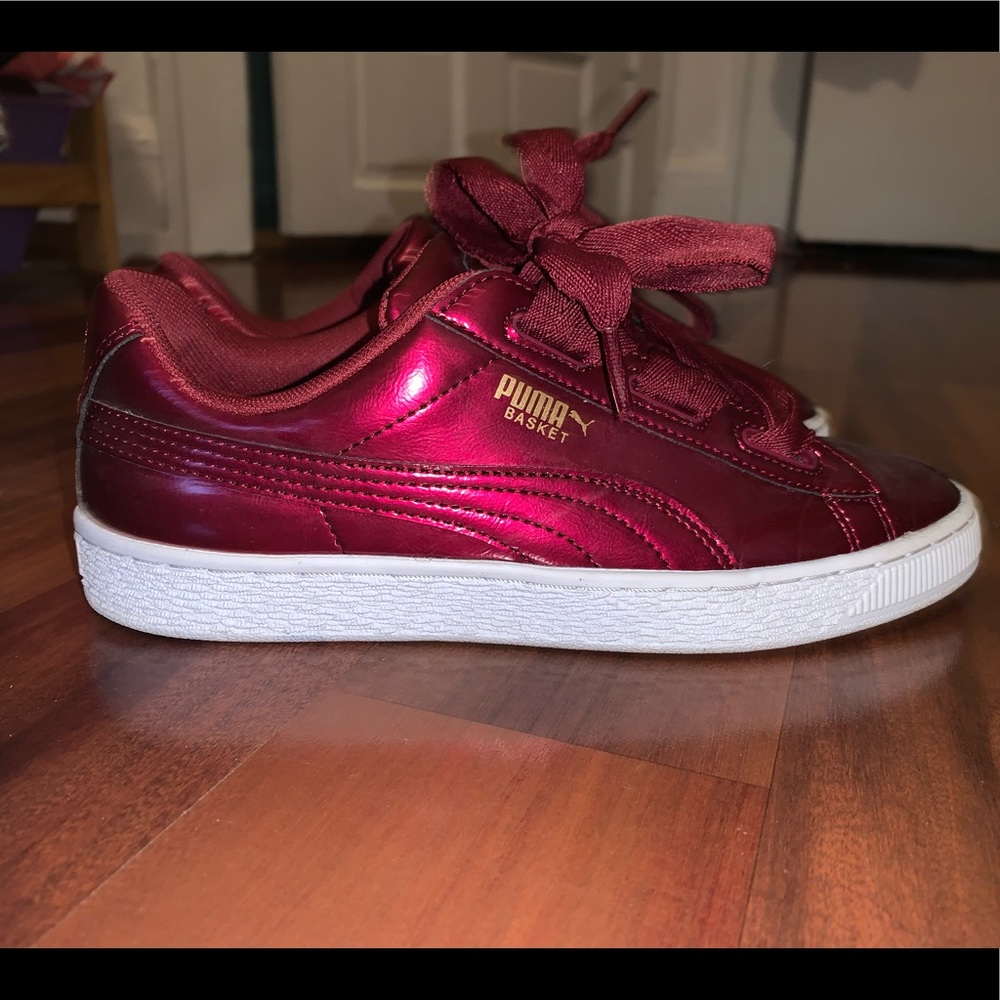 Puma Basket Heart Glam Jr
